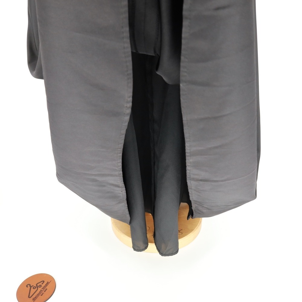 Alfred Sung V-Neck 3/4 Sleeve Mixed Media A-Line Gown Maxi Dress Size 24L D736 - Picture 10 of 12